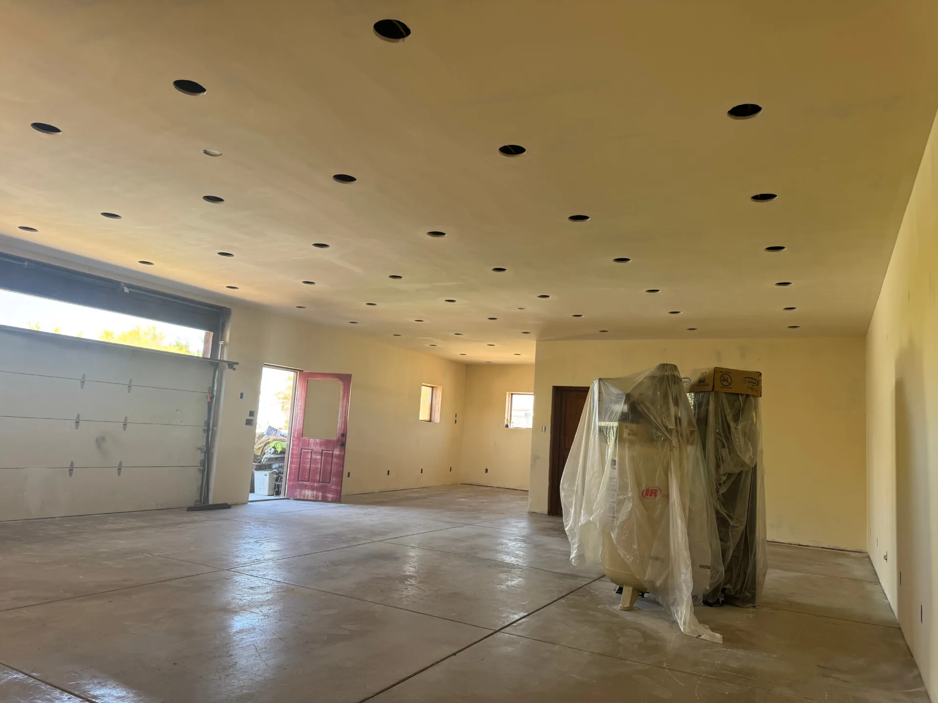 Interior drywall project by Desert Vista Drywall